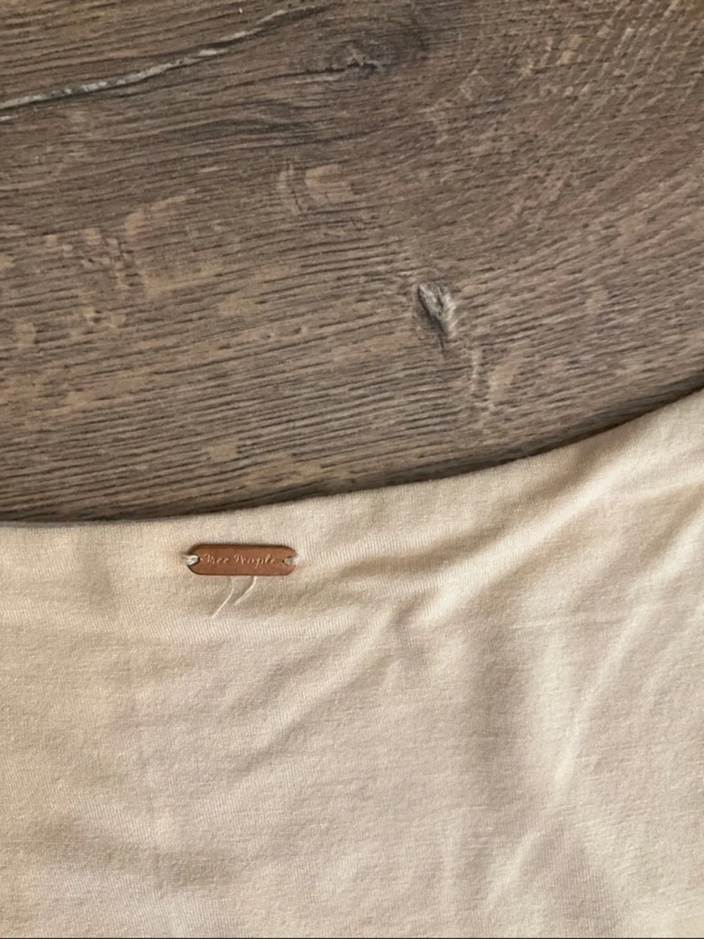 Free People Kenny Set w/ cropped cream tee and green print maxi skirt, S - Picture 5 of 12